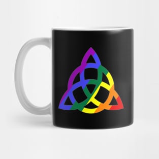 Rainbow Pentacle Wiccan Witch Symbol Mug